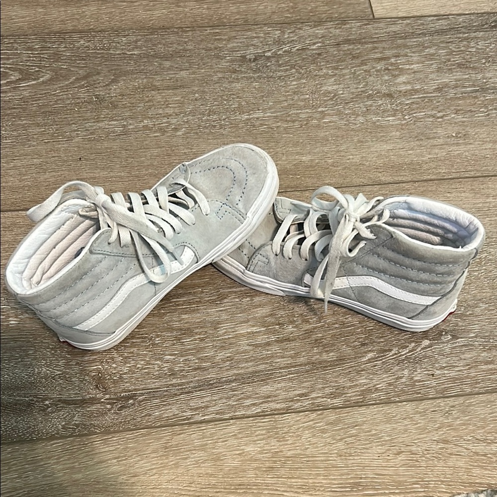 VANs Sage Green/Gray SK8-Hi Sentry High-Top Sneakers M 3.5 W 5